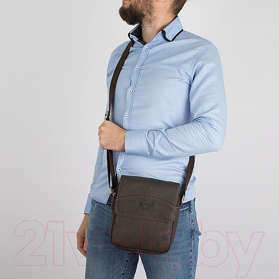 Изображение товара Сумка Poshete 196-1268-YB42-DBW  (коричневый)