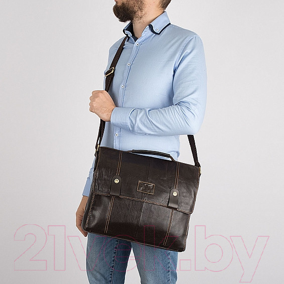Изображение товара Сумка Poshete 196-1605-19-DBW  (коричневый)