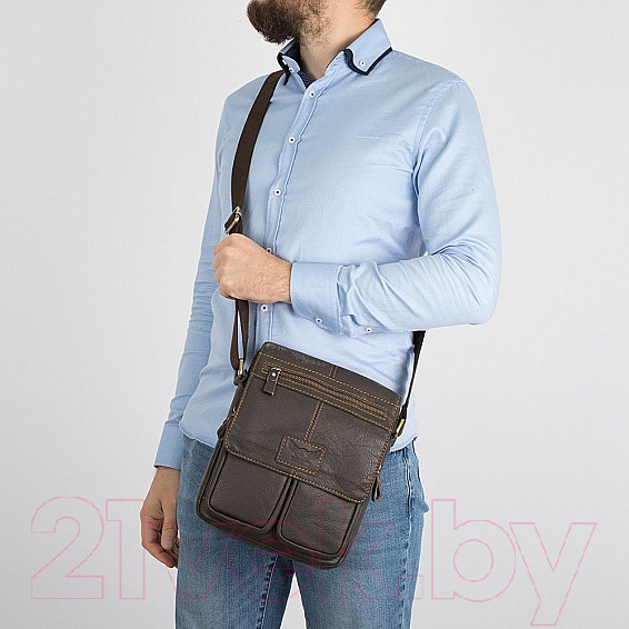 Изображение товара Сумка Poshete 196-3143-YB42-DBW (коричневый)