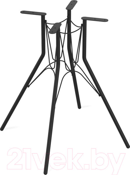 Изображение товара Обеденный стол Sheffilton SHT-TU34-P/TT30 83/83 (черный муар/коричневый)