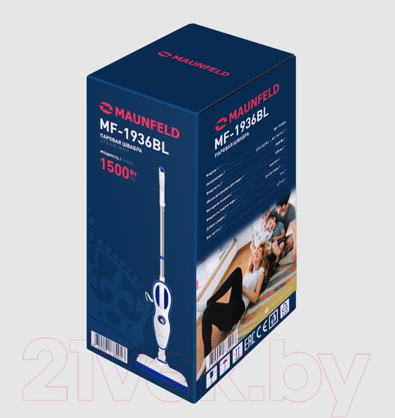 Изображение товара Пароочиститель Maunfeld MF-1936BL
