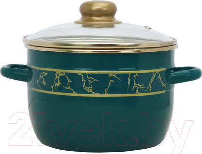 Изображение товара Набор кастрюль Эмаль Полонез мирт 3-308/6