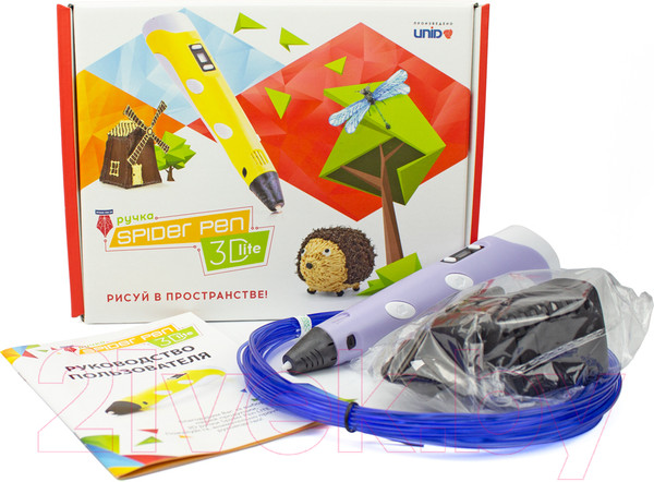 Изображение товара 3D-ручка Spider Pen Lite / 6100B (голубой)