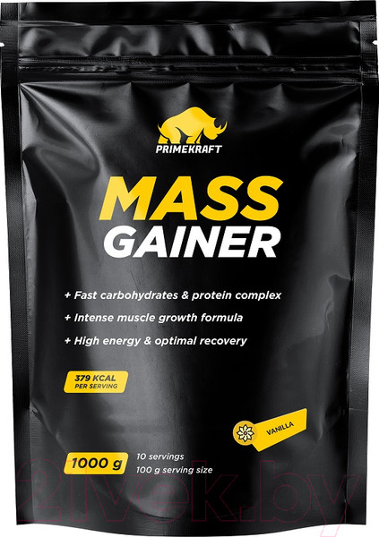 Изображение товара Гейнер Prime Kraft Mass Gainer (1кг, ваниль)