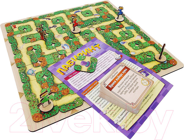 Изображение товара Настольная игра Нескучные игры Лабиринт Алисы. В поисках сумашедшего шляпника / 12120002Р