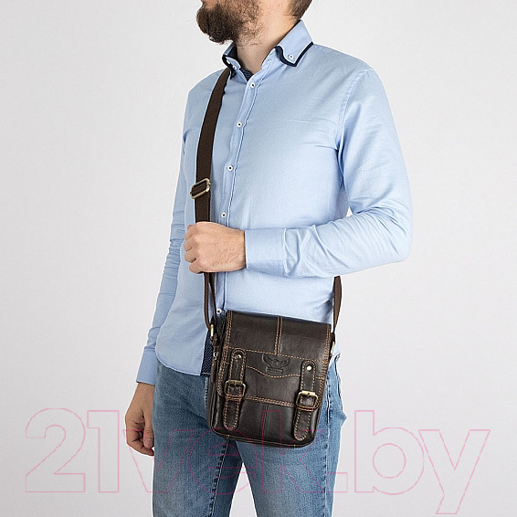 Изображение товара Сумка Poshete 196-3490-DBW (коричневый)
