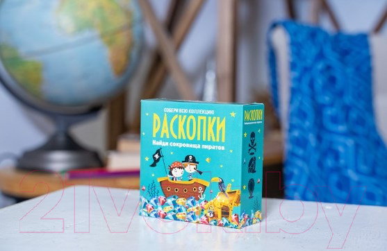 Изображение товара Набор для опытов Раскопки Сокровища пиратов / dig-6