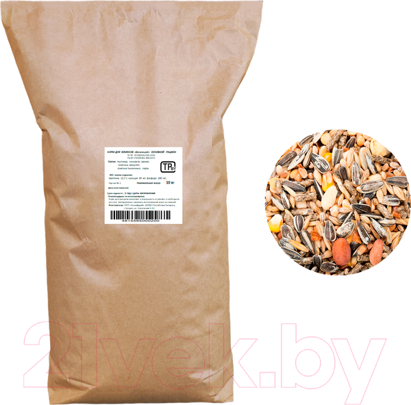 Изображение товара Корм для грызунов Бонифаций Основной рацион для хомяков (10кг)