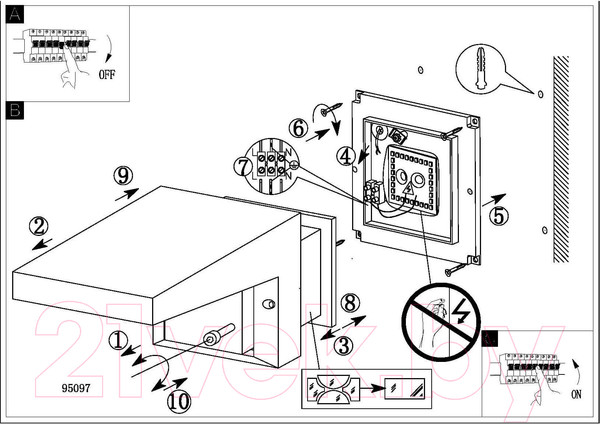 Изображение товара Светильник уличный Eglo Desella 1 95097
