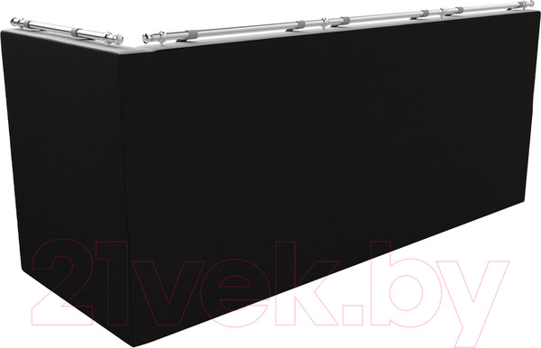 Изображение товара Скамья кухонная мягкая Лига Диванов Метро 41 правый / 58911 (экокожа, белый/черный)