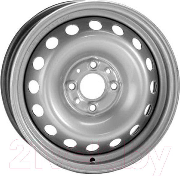 Изображение товара Штампованный диск Trebl 4375T 13x5" 4x100мм DIA 54.1мм ET 46мм Silver