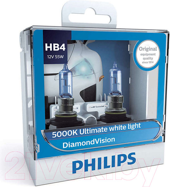 Изображение товара Комплект автомобильных ламп Philips HB4 9006DVS2 (2шт)