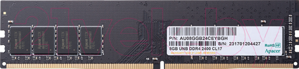 Изображение товара Оперативная память DDR4 Apacer AU08GGB26CQYBGH