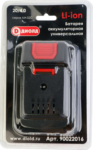 Изображение товара Аккумулятор для электроинструмента Диолд 20/4 / ЛИ-02С (90022016)
