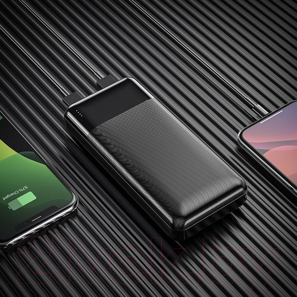 Изображение товара Портативное зарядное устройство Hoco J72A 20000mAh (черный)