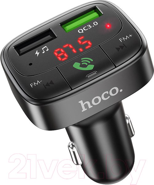 Изображение товара FM-модулятор Hoco E59 (черный)