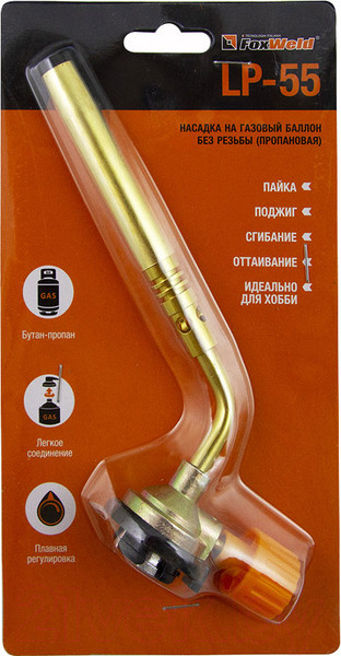 Изображение товара Горелка газовая FoxWeld LP-55 / 6398