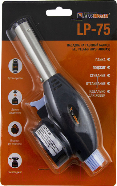Изображение товара Горелка газовая FoxWeld LP-75 / 6381