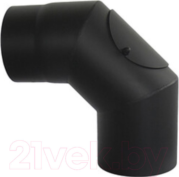 Изображение товара Поворот дымохода LaVa С ревизией 90xД120 (черный)