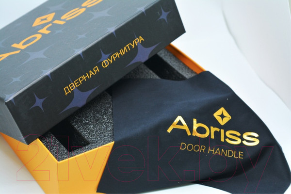 Изображение товара Ручка дверная Abriss R50.122 CP/MSN (хром/сатин)