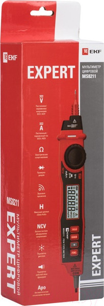 Изображение товара Мультиметр цифровой EKF MS8211 Expert In-180701-pm8211