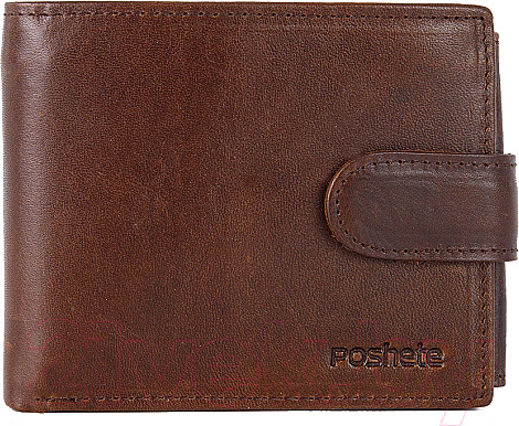 Изображение товара Портмоне Poshete 196-3876-14-DBW (коричневый)