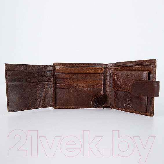 Изображение товара Портмоне Poshete 196-3876-14-DBW (коричневый)