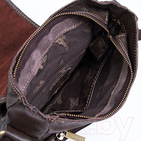 Изображение товара Сумка Poshete 253-01263-26-DBW (коричневый)