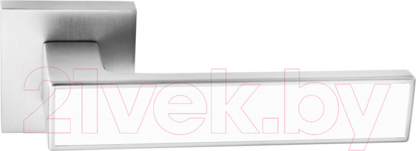 Изображение товара Ручка дверная Abriss R21.120 CP/WH (хром/белая вставка)