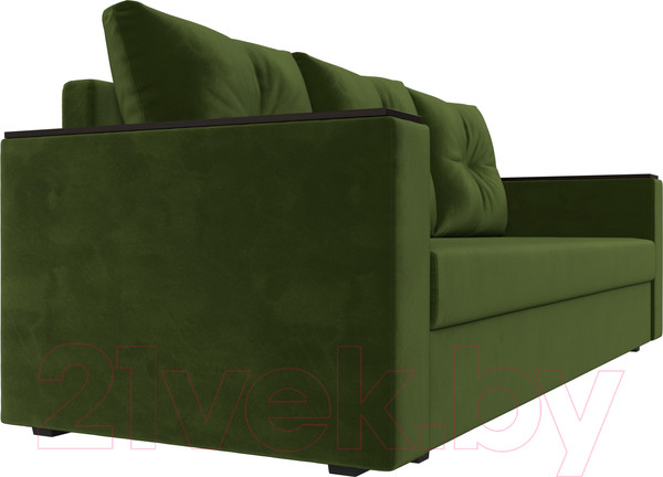 Изображение товара Диван Лига Диванов Атланта без стола (микровельвет зеленый)