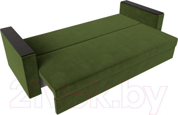Изображение товара Диван Лига Диванов Атланта без стола (микровельвет зеленый)