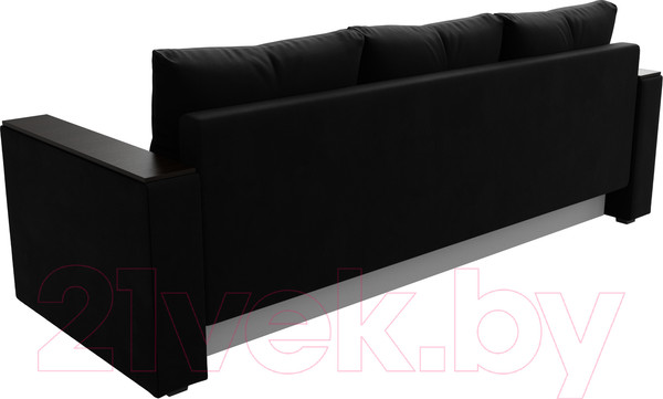 Изображение товара Диван Лига Диванов Атланта без стола (микровельвет черный)