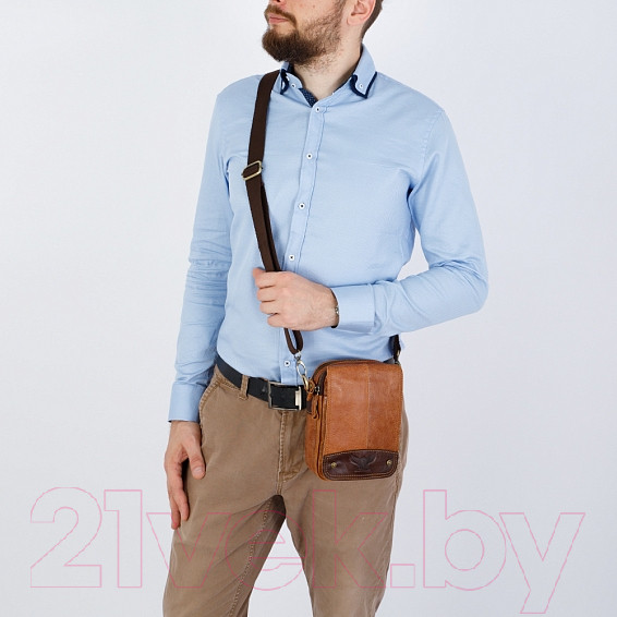 Изображение товара Сумка Poshete 253-1272-8-BRW (коричневый)
