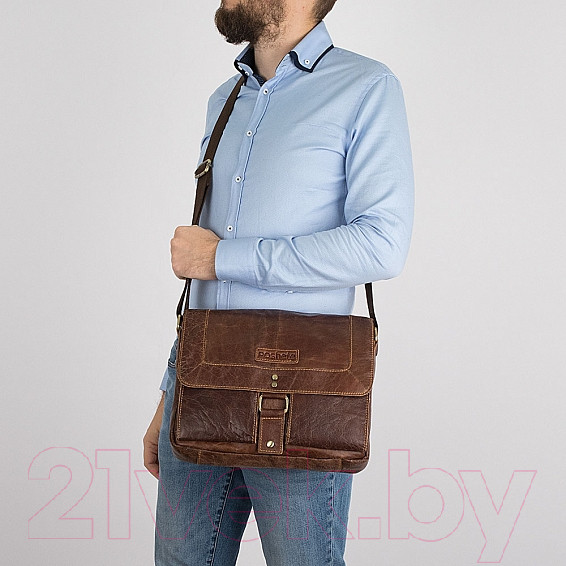 Изображение товара Сумка Poshete 253-1311-1-DBW (коричневый)