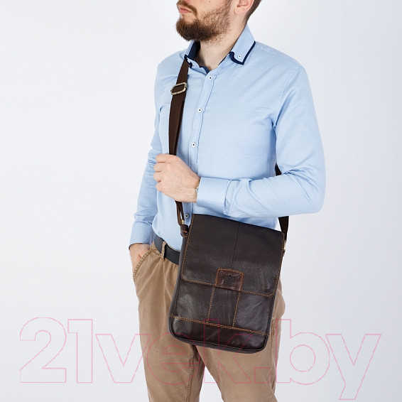 Изображение товара Сумка Poshete 253-6507-31-DBW (коричневый)