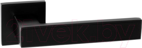 Изображение товара Ручка дверная Abriss R21.120 MBP/BL (черный матовый/черная вставка)