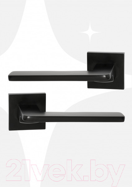 Изображение товара Ручка дверная Abriss R21.180 MBP (черный матовый)