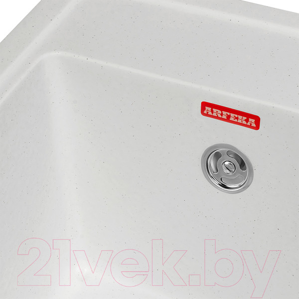 Изображение товара Мойка кухонная Arfeka Quadro (белый)