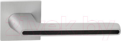 Изображение товара Ручка дверная Abriss R21.190 MCP/BL (хром матовый/черная вставка)