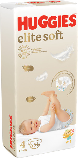 Изображение товара Подгузники детские Huggies Elite Soft 4 Mega (54шт)