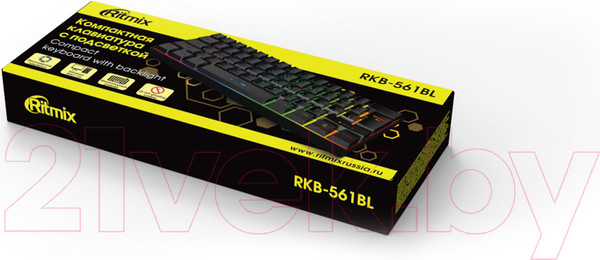 Изображение товара Клавиатура Ritmix RKB-561BL (черный)