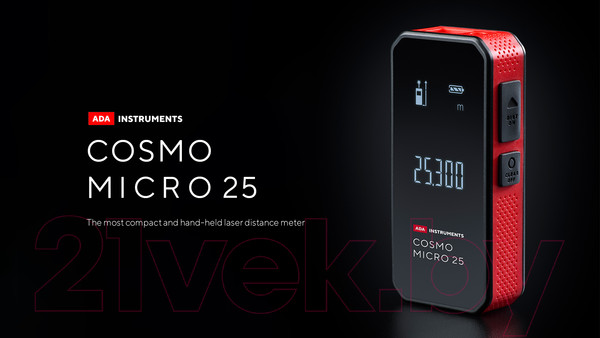 Изображение товара Лазерный дальномер ADA Instruments Cosmo Micro 25 / A00670