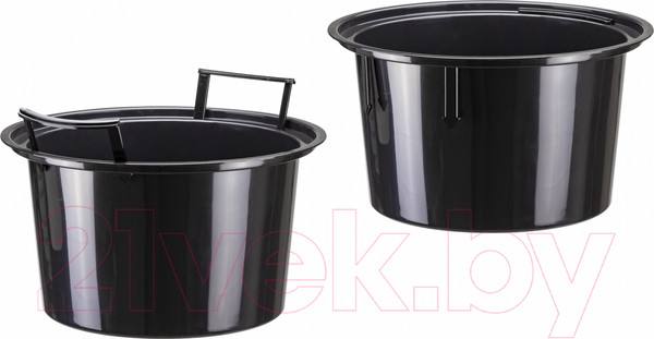 Изображение товара Кашпо Idea Дюна М3401 со вставкой (белый)