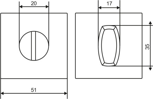 Изображение товара Фиксатор дверной защелки Abriss BK 5005 MBP (черный матовый)