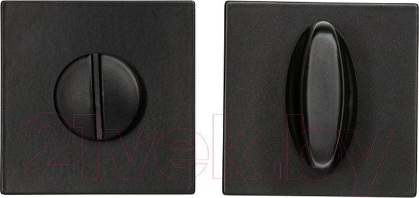 Изображение товара Фиксатор дверной защелки Abriss BK 2105 MBP (черный матовый)