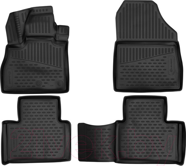 Изображение товара Комплект ковриков для авто ELEMENT 3D02406210K 3D для Renault Scenic (4шт)