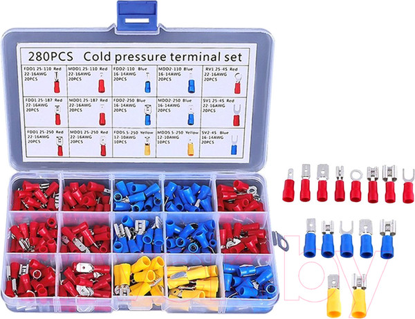 Изображение товара Набор наконечников для кабеля Sipl AG709A (280шт)