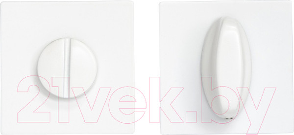 Изображение товара Фиксатор дверной защелки Abriss BK 2105 MWP (белый матовый)