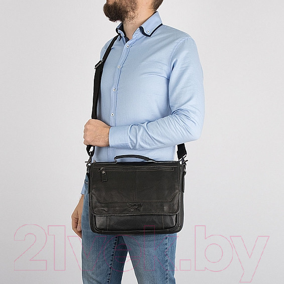 Изображение товара Сумка Poshete 253-7501-24-BLK (черный)