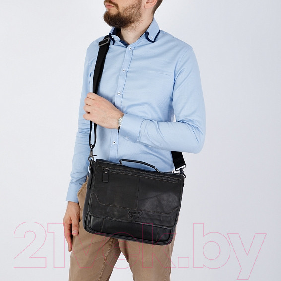 Изображение товара Сумка Poshete 253-7501-24-BLK (черный)
